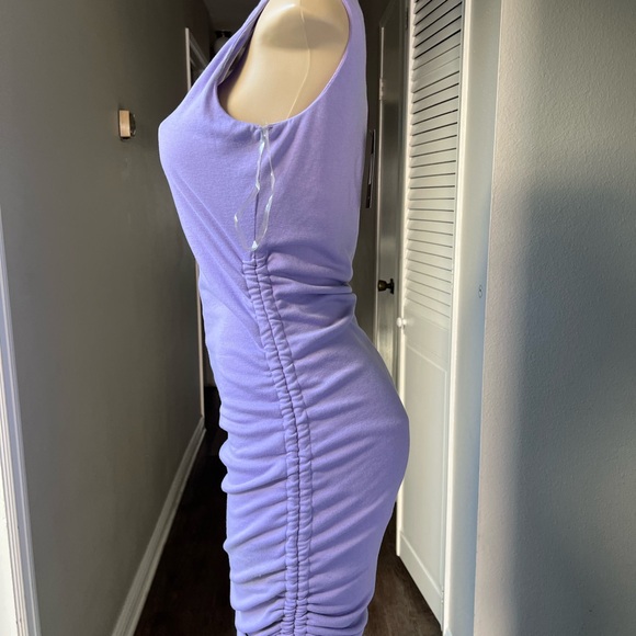 Fashion Nova Lilac One-Shoulder Dress - Picture 4 of 7